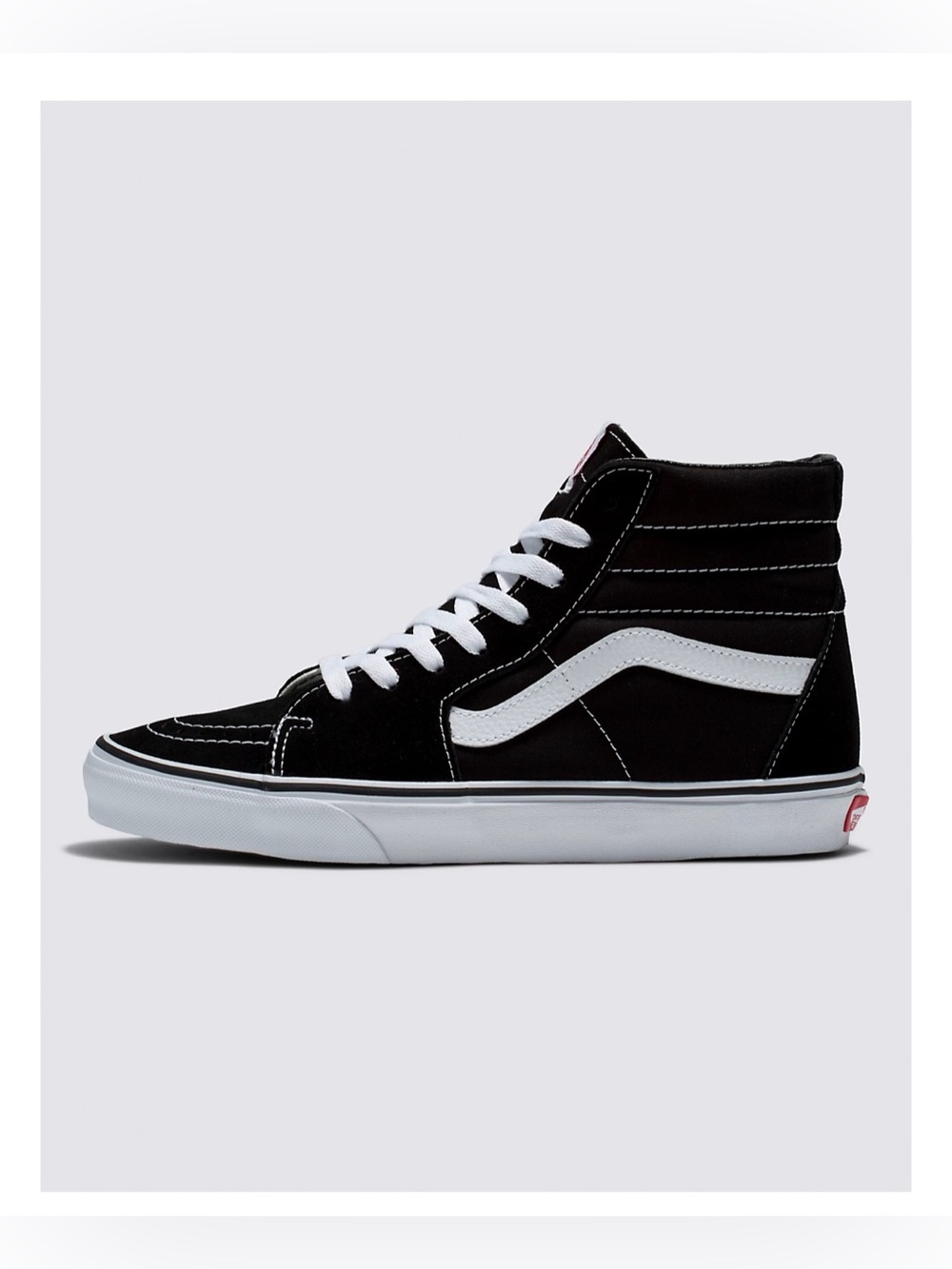 Women’s Vans Black & White High-Top Skate Sneakers
